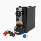 Dualit - Black Cafe Plus Pod Coffee Capsule Machine (Nespresso Compatible Capsule Machine)