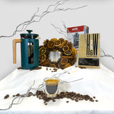 Cafetiere/Coffee Gift Hamper- La Cafetière Pisa & Coffee