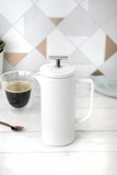 La Cafetière Vienna 8 Cup (960ml) French Press Coffee Maker in Gift Box, Ceramic - White