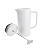 La Cafetière Vienna 8 Cup (960ml) French Press Coffee Maker in Gift Box, Ceramic - White