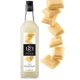 1883 Routin White Chocolate Syrup 1 litre glass bottle