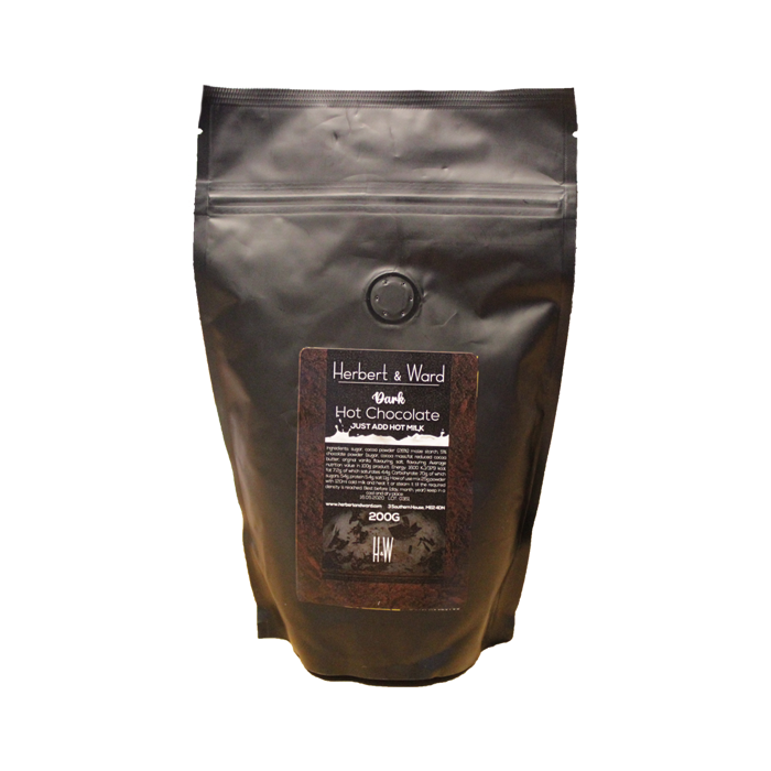 Dark Hot Chocolate powder  suitable for Vegans 1KG