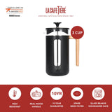 La Cafetière Pisa Cafetiere, Black