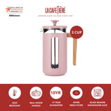La Cafetière Pisa Cafetiere, Pink