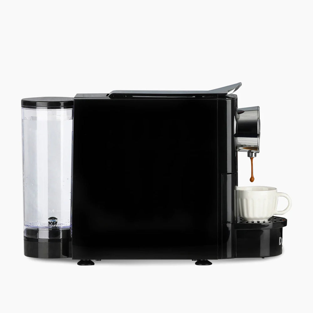 Dualit - Black Cafe Plus Pod Coffee Capsule Machine (Nespresso Compatible Capsule Machine)