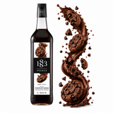1883 Maison Routin Chocolate Cookie Syrup - 1 Litre (Glass Bottle)