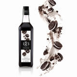 1883 Maison Routin Cookies & Cream Syrup - 1 Litre (Glass Bottle)