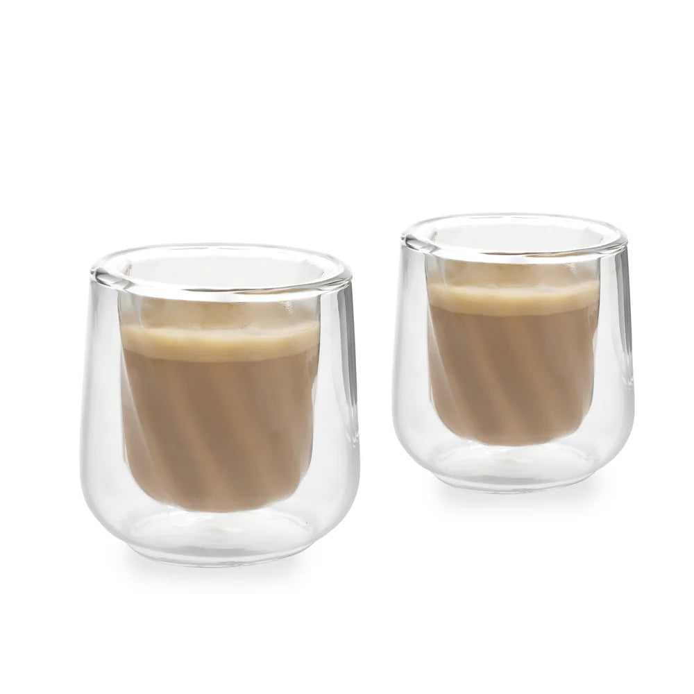 La Cafetière SIENA Double Walled Cortado Glasses