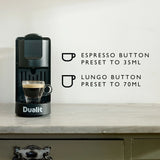 Dualit - Black  Pod Coffee Capsule Machine (Nespresso Compatible Capsule Machine) - Herbert & Ward Ltd