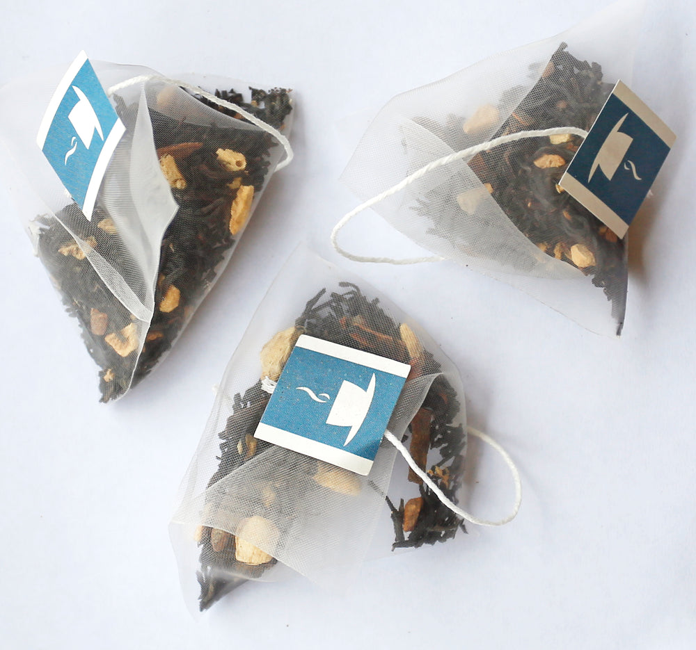Chai with pieces - Pyramid Tea Bag - Herbert & Ward Ltd