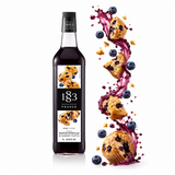 1883 Maison Routin Blueberry Muffin - 1 Litre Syrup (Glass Bottle)