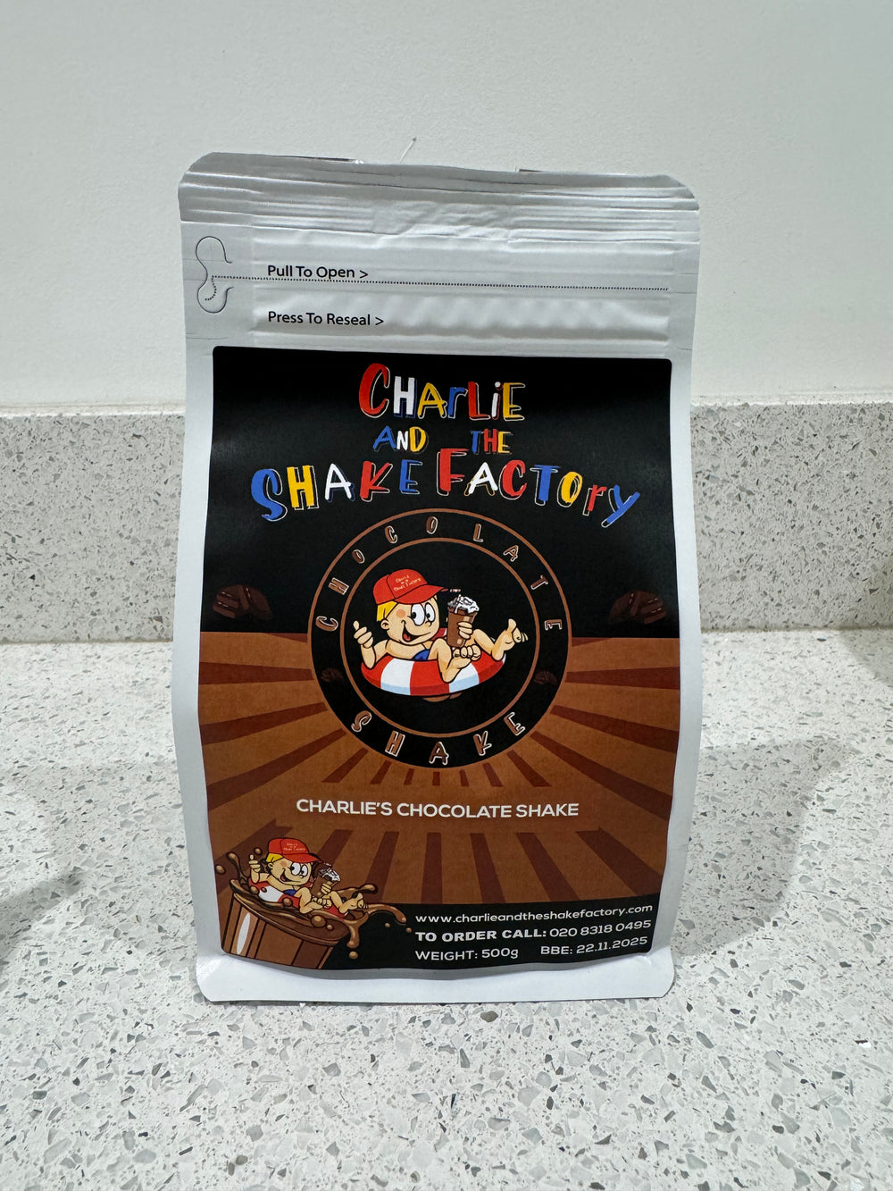 Charlie and the MIlkshake factory 500g bags