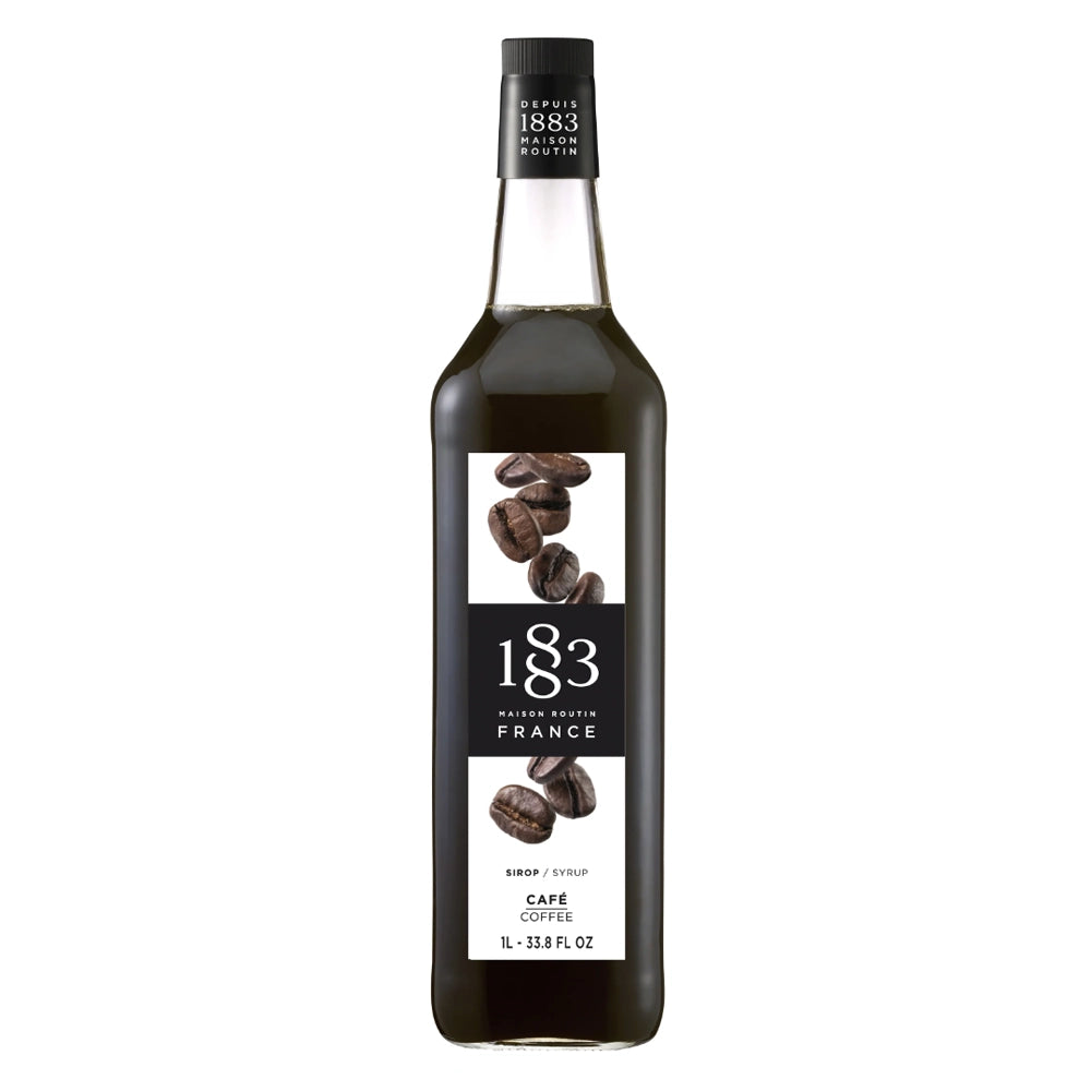 1883 Maison Routin Coffee Syrup - 1 Litre (Glass Bottle)