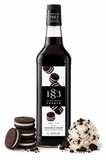 1883 Maison Routin Cookies & Cream Syrup - 1 Litre (Glass Bottle)