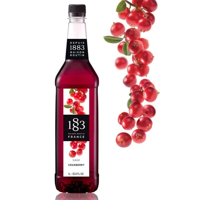 1883  Cranberry Syrup x 1 litre bottle