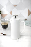 La Cafetière Vienna 4-Cup (480ml) French Press Coffee Maker in Gift Box, Ceramic - White