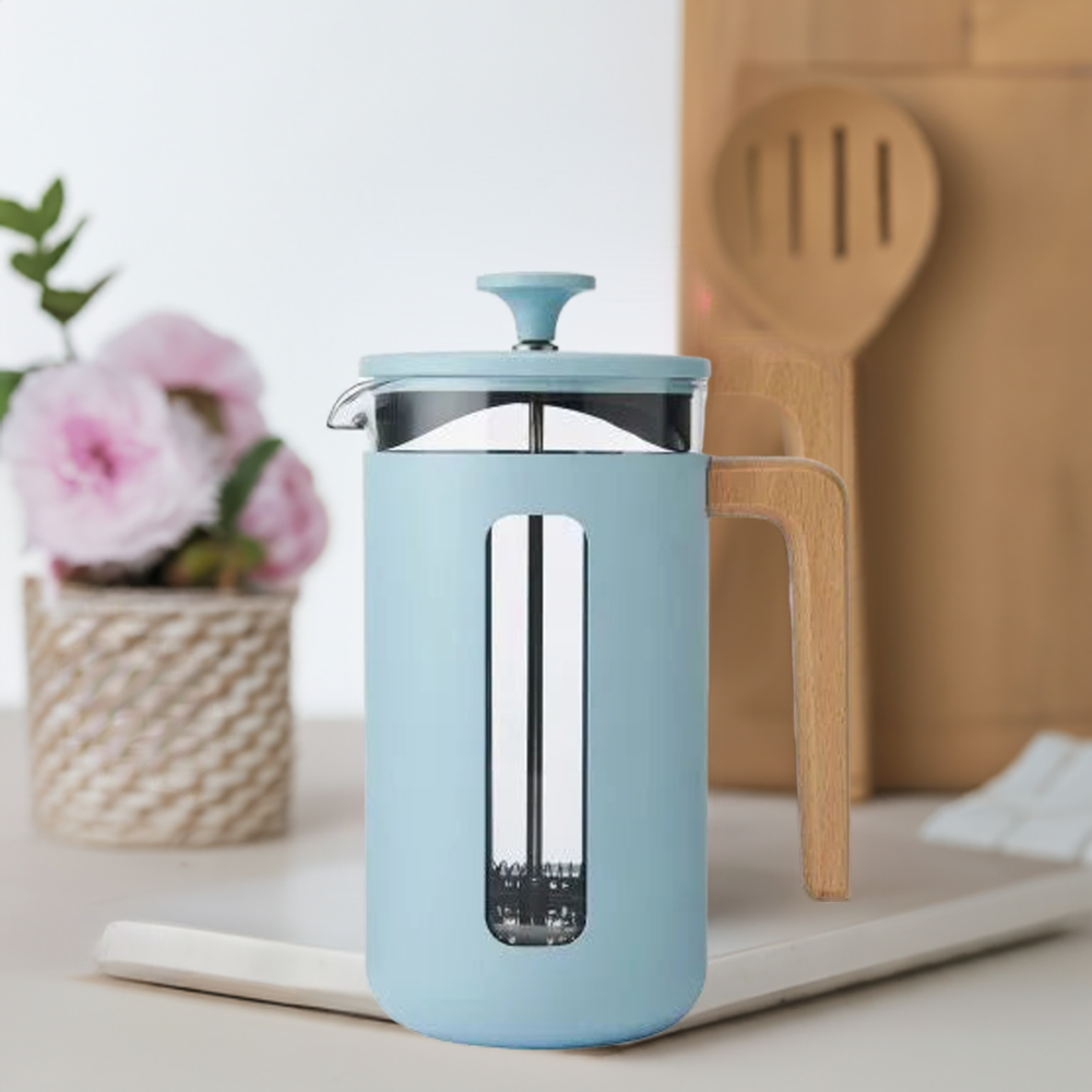 La Cafetière Pisa Cafetiere, Sky blue