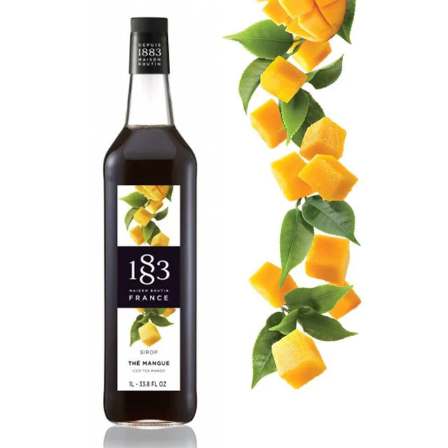 1883 Maison Routin Mango Iced Tea Syrup - 1 Litre (Glass Bottle)