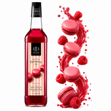 1883 Maison Routin Raspberry Macaroon Syrup - 1 Litre (Glass Bottle)