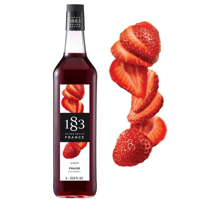 1883  Strawberry Routin Syrup  1 litre bottle