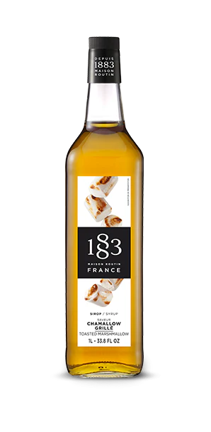 1883 Maison Routin Toasted Marshmallow Syrup - 1 Litre (Glass Bottle)