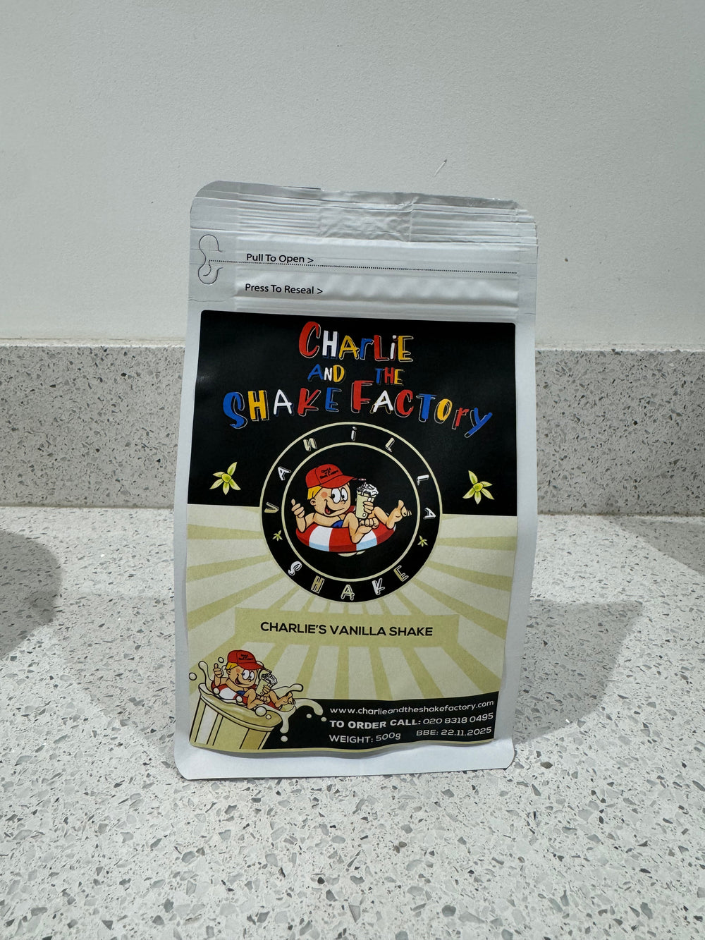 Charlie and the MIlkshake factory 500g bags