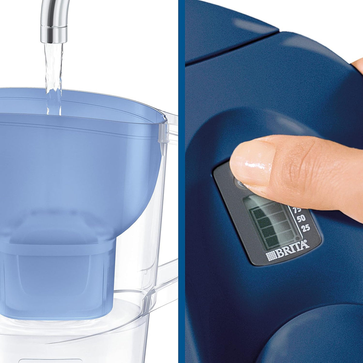 Brita Maxtra Water Filter Cartridge Brita Aluna Waterfilterkan - Fill & Enjoy Kan Met MAXTRA Filter (1,4 Liter, Wit, Koelkastdeur Compatibel) Brita Fridge Water Filter