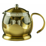 Le Teapot Brushed Gold - Herbert & Ward Ltd