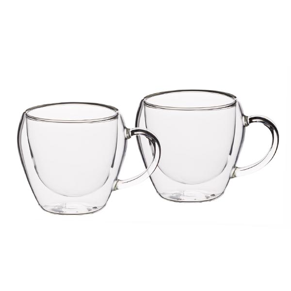 Le'Xpress Double Walled Glass Teacups - Herbert & Ward Ltd