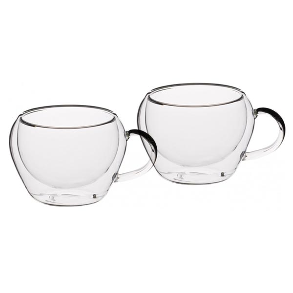 Le'Xpress Double Walled Glass Espresso Cups - Herbert & Ward Ltd