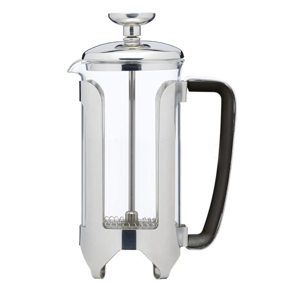 3 cup cafetiere glass Le'Xpress Stainless Steel Glass Cafetière | 650ml, 850ml & 1L