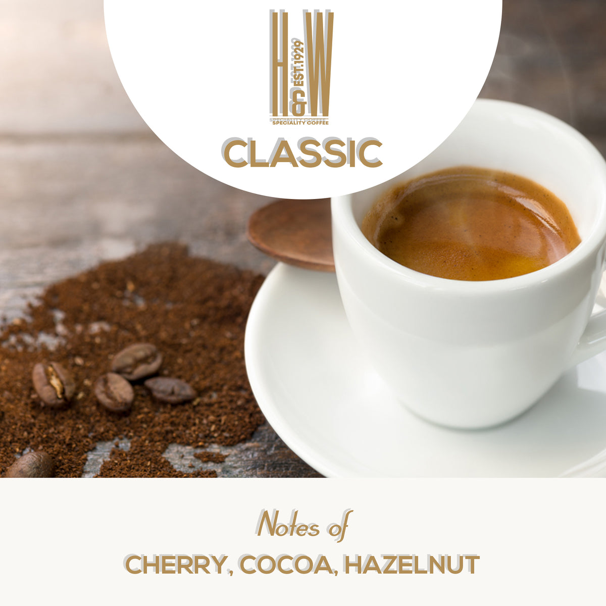 H&W Classic roasted coffee blend